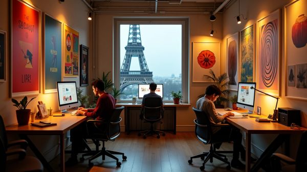 Créateurs et studios : le paysage de la création graphique en France